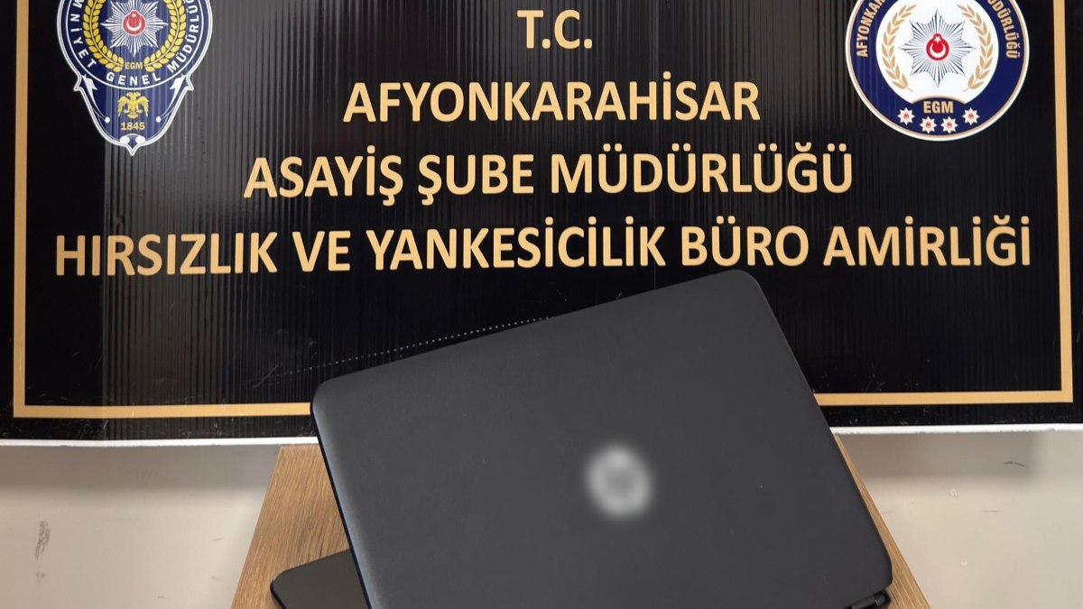 Afyonkarahisar’da tedavi için gittiği sağlık kuruluşundan bilgisayar çaldı