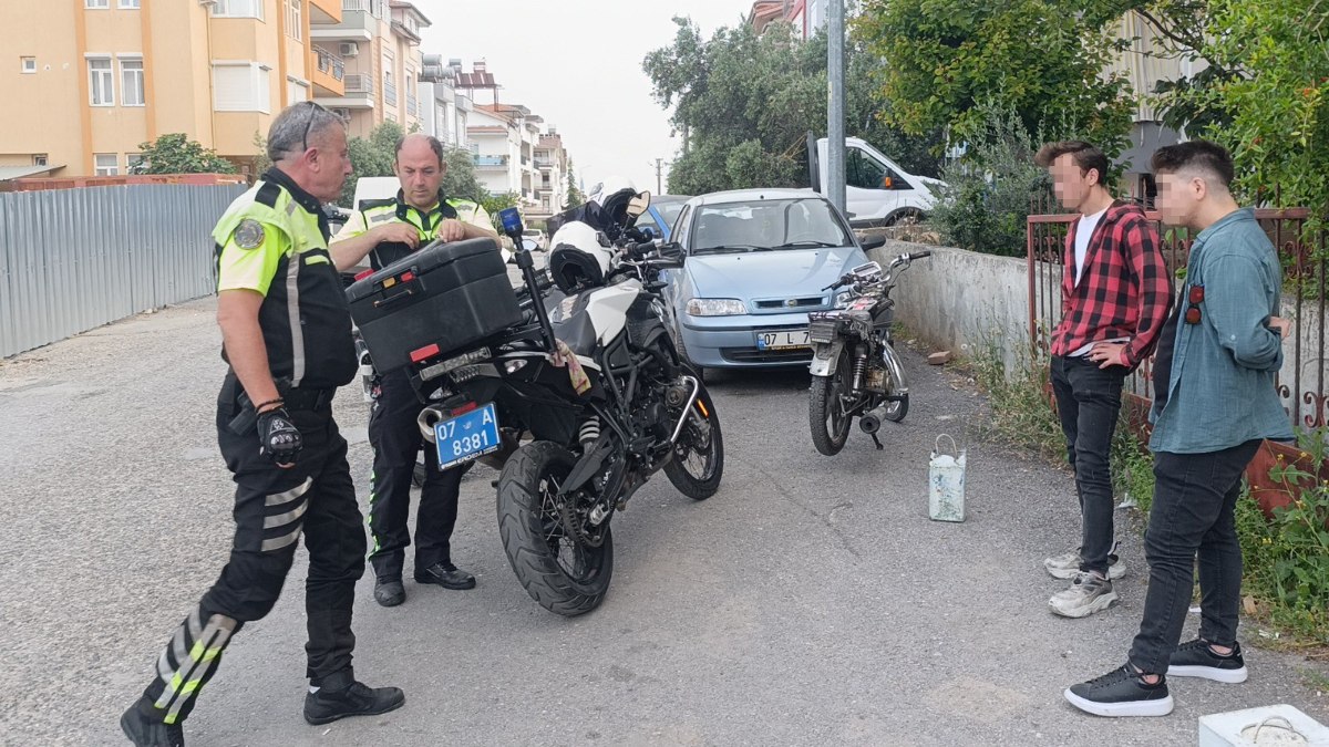 Antalya’da polisi görünce kaçtı, cezayı yedi