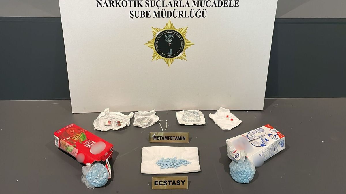 Samsun’da meyve suyu ve süt kutusundan uyuşturucu çıktı
